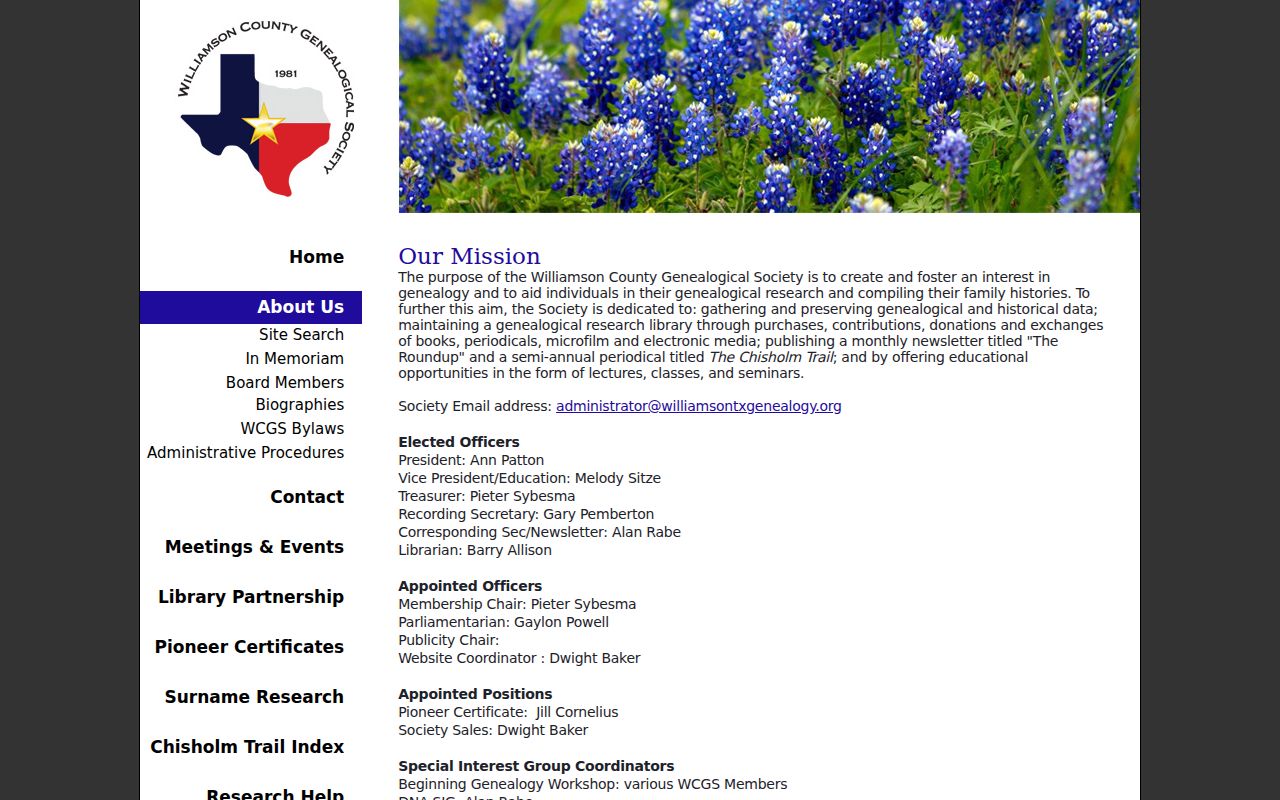 Leander city directory Williamson County Genealogical Society research library