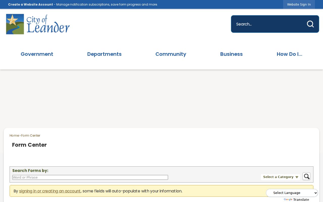 Leander residents directory open records request form