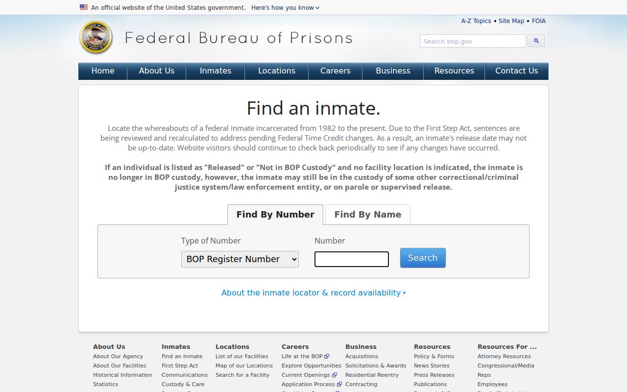 Leander resident lookup federal inmate locator